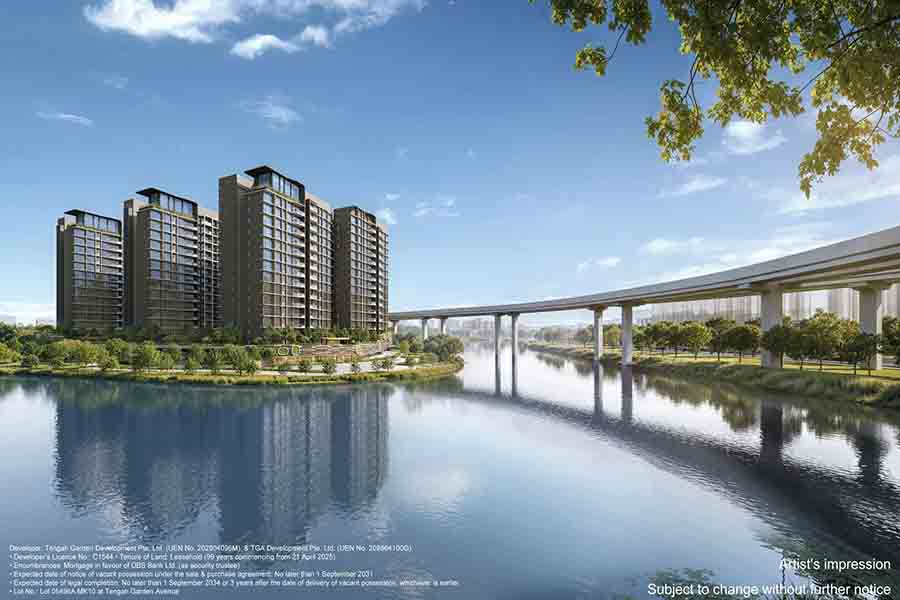 Tengah Garden Residences artist's impression
